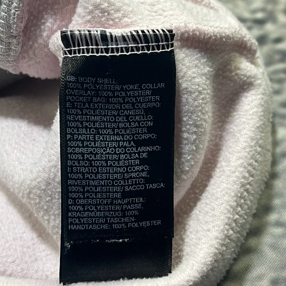 The North Face 1/4 Zip Fleece Sweater Girls XL Pink Gray Gorpcore Jacket‎